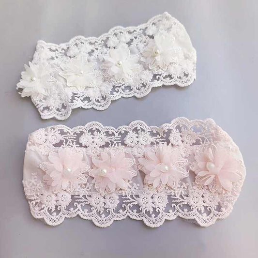 Baby Accessories Lace Hair Accessories Fairy Flower Design for Newborns