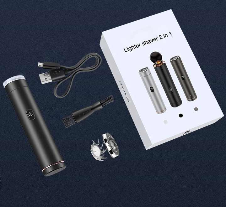 Cigarette lighter and razor