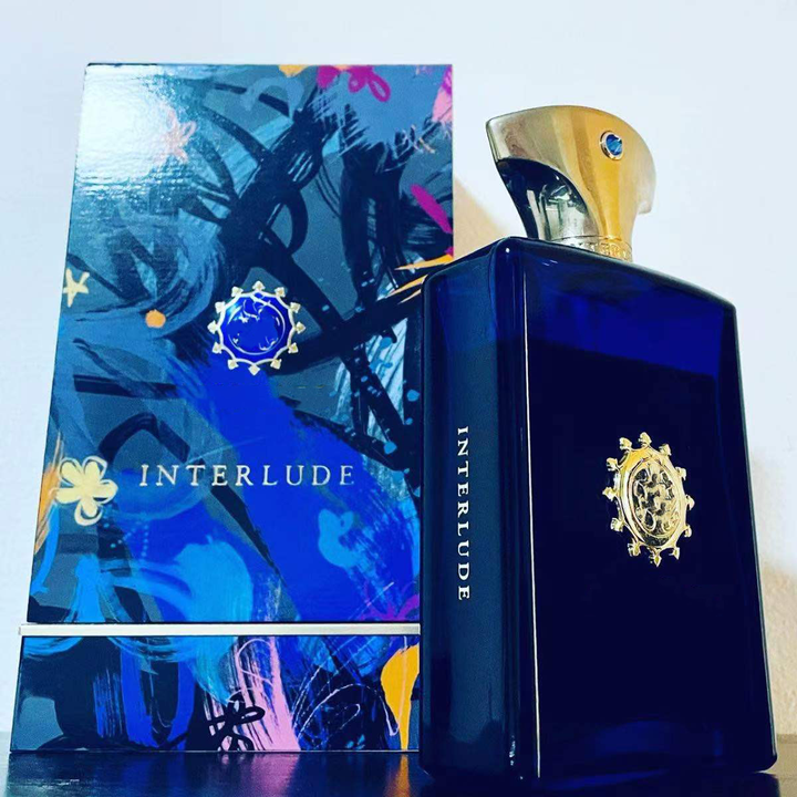 High Quality 100ml Amouage Interlude Man Woody Luxury Original EDP Long Lasting Fragrance for Men Hot Sale عطر أمواج إنترلود مان وودي الفاخر الأصلي عالي الجودة 100 مل، عطر يدوم طويلاً للرجال، تخفيضات ساخنة