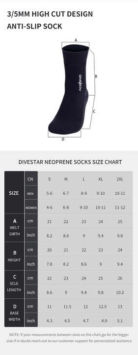 DIVESTAR 3mm 5mm Neoprene Wetsuit Slip for Snorkel Swim Youth Men Women -