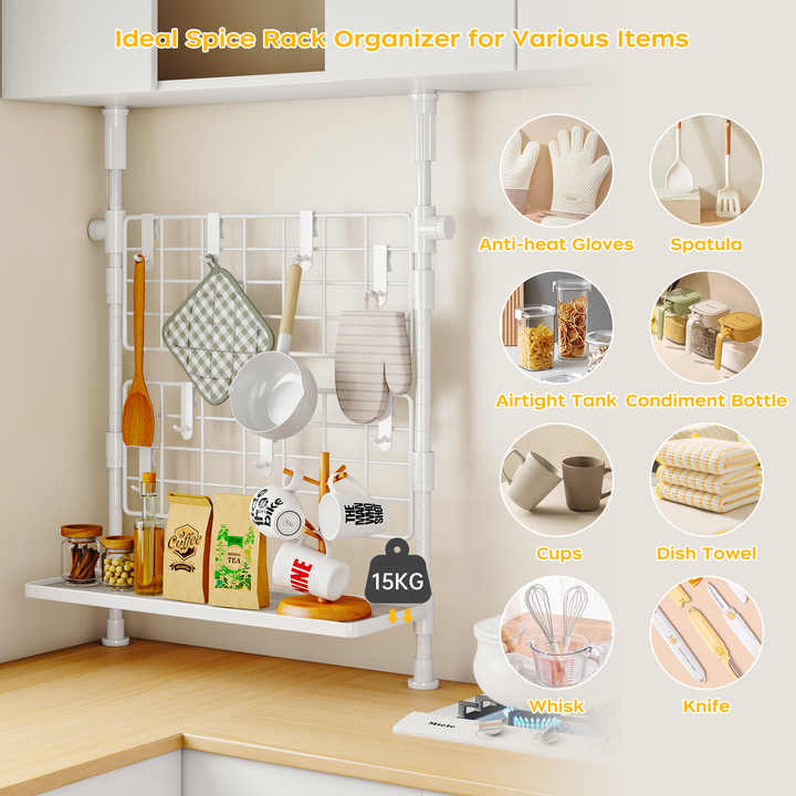 Kitchen storage tools kitchen shelf