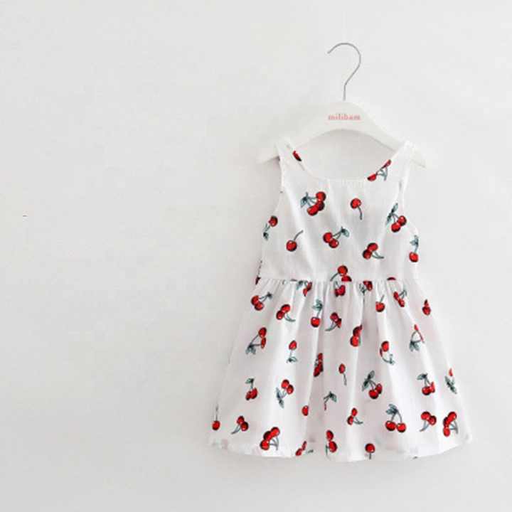 Summer Baby Girl Cheap Floral Dress -فستان صيفي جديد