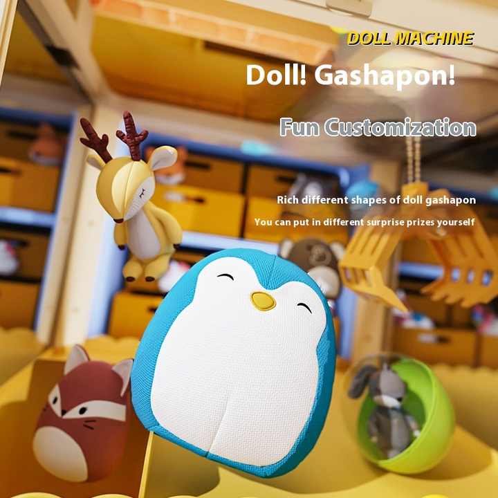 آلة التقاط الدمى البلاستيكية اللطيفة للجنسين من . BJQ Unisex Cute Plastic Doll Catcher,