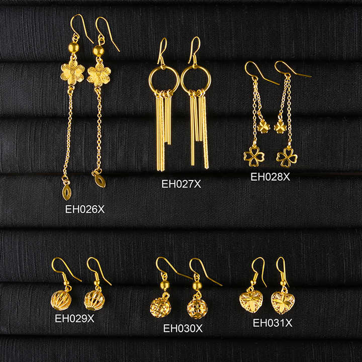 plated earrings