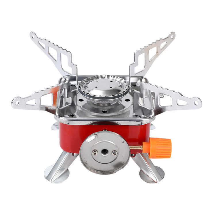 Small and lightweight gas stove for outdoor travel.