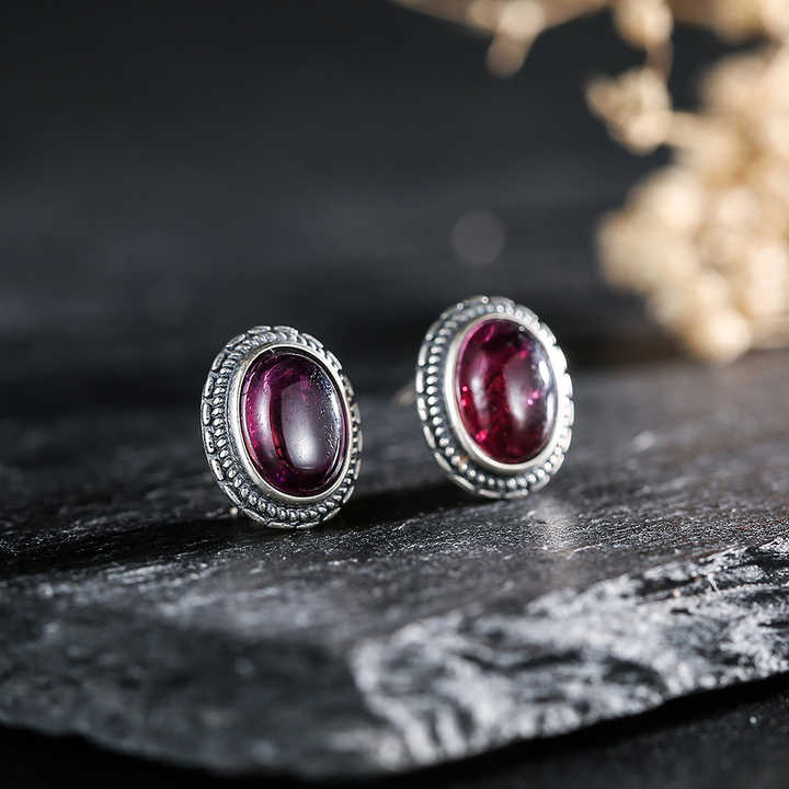 silver earrings