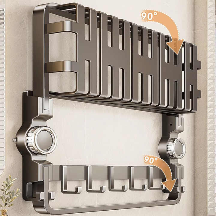 folding napkins rack