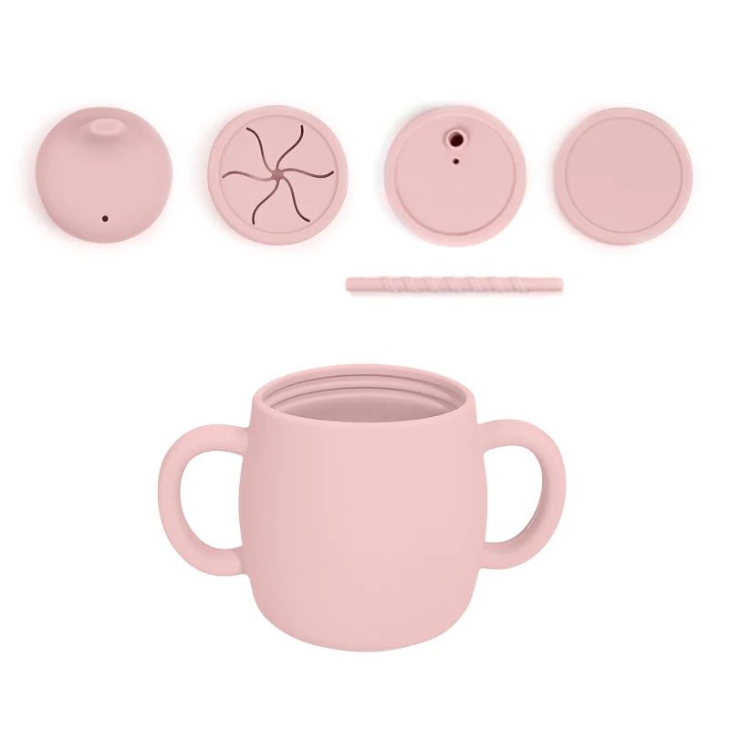 Bpa Free Silicone Baby -مجموعة أطباق تغذية الأطفال