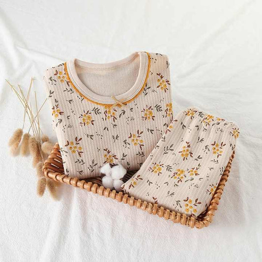 جودة عالية لطيف الطابع الاطفال ثوب النوم منامة للفتيات 100 القطن العضوي القطن الاطفال منامة PJ مجموعةHigh Quality Cute Character Kids Sleepwear Pajamas for Girls 100% Organic Cotton Cotton Kids Sleepwear PJ Set