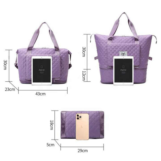 حقيبه سفر كبيرة الحجم قابله للطي - Large foldable travel bag