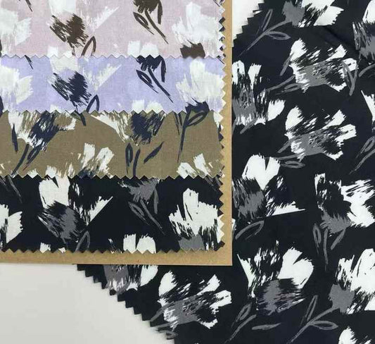 Floral Print Garment Skirt Fabric
