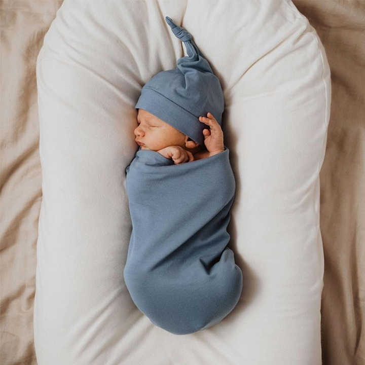 Newborns Photo Prop and Photography - كيس نوم قابل للتمدد مصنوع من الخيزران للأطفال