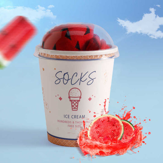 New Design Watermelon Fruit Socks