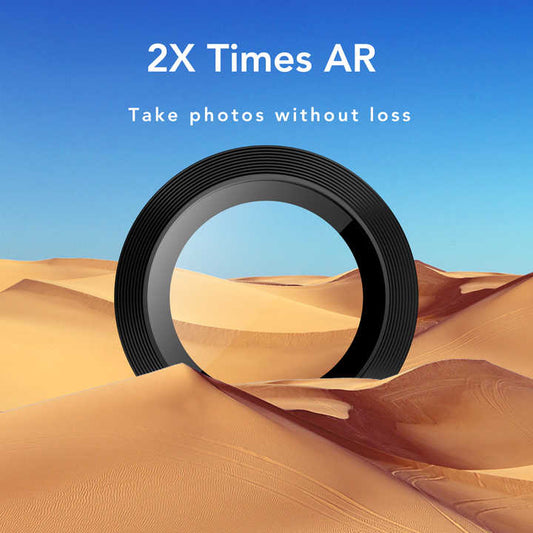 2 times the transmittance of lens guard.