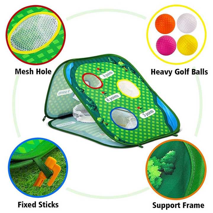 Custom Logo Mini Golf Game Set-مجموعة ألعاب جولف صغيرة 3