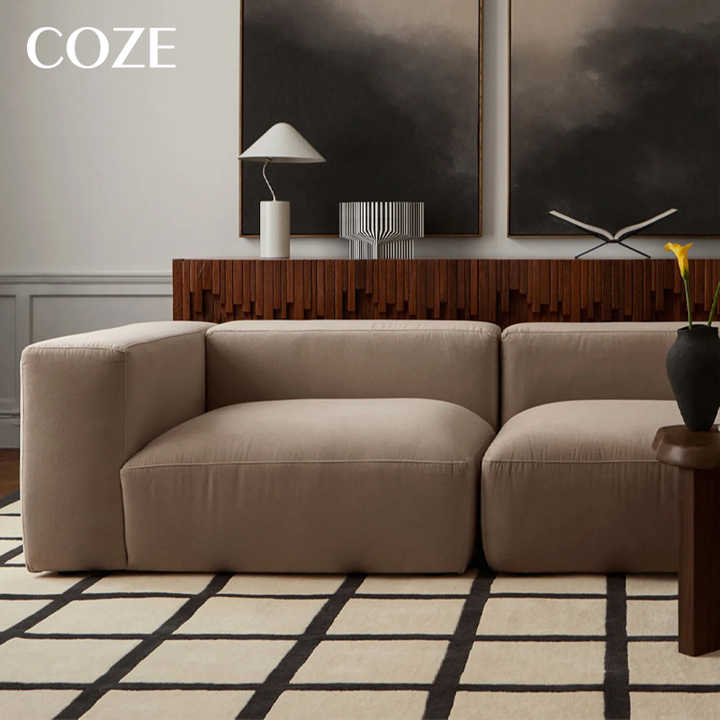 Simple French living room rug made.