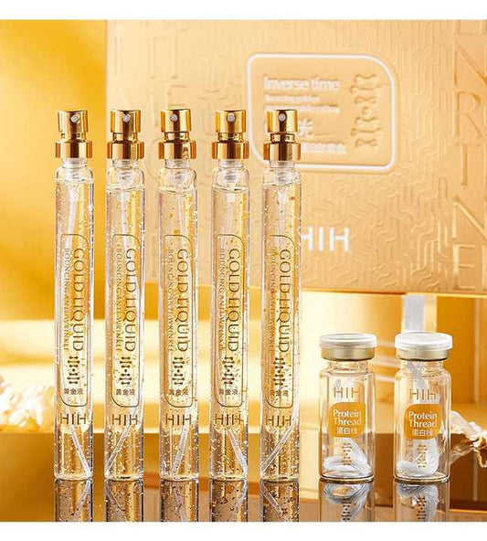 Gold Protein Line Peptide Threads Skin Care Set Korean protein threads, skin lifting protein