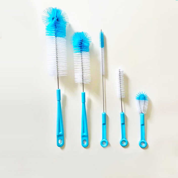  5 عامل من الشيشة التابعي فرشاة تنظيف القش 5 Pack Hookah Accessory Straw Cleaning Brush