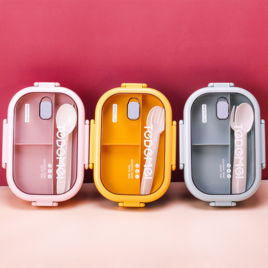 Lunch Box With Spoon - A wonderful thermos lunch box with a spoon and fork set