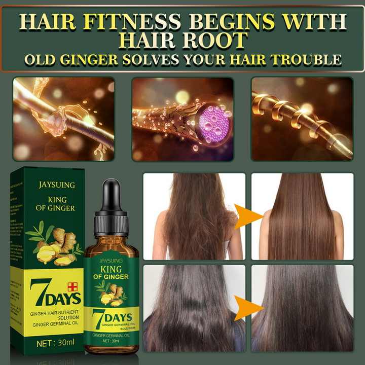 Natural hair growth oil