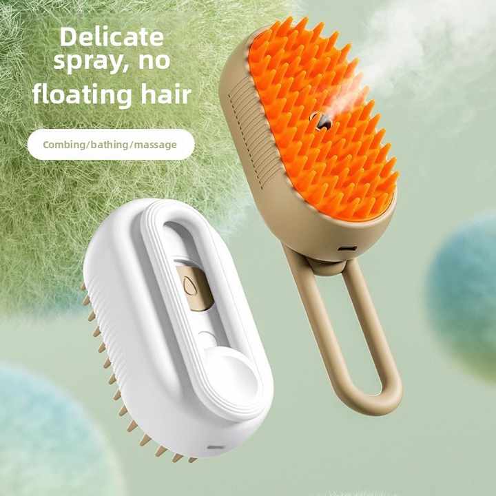 Pet Spray Massage Comb Cleaning Tools