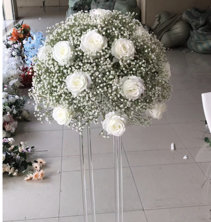 -قطع مركزية زهور صناعيه