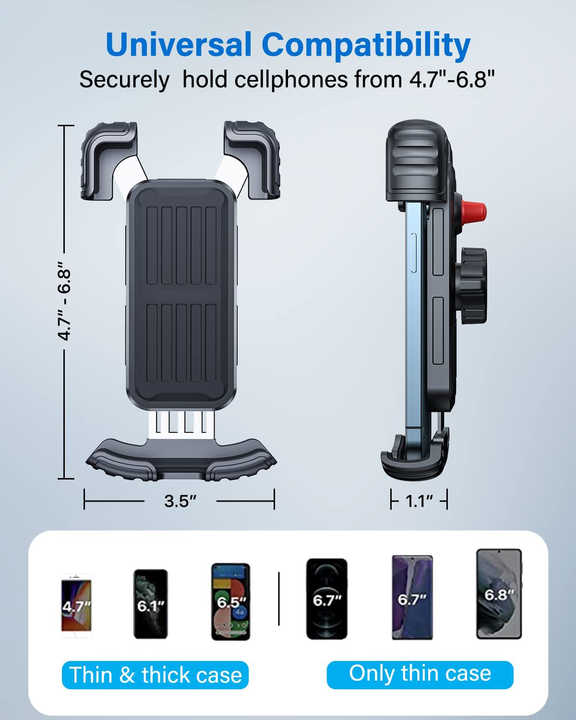 plastic cell phone holder . حامل جوّال بلاستيكي