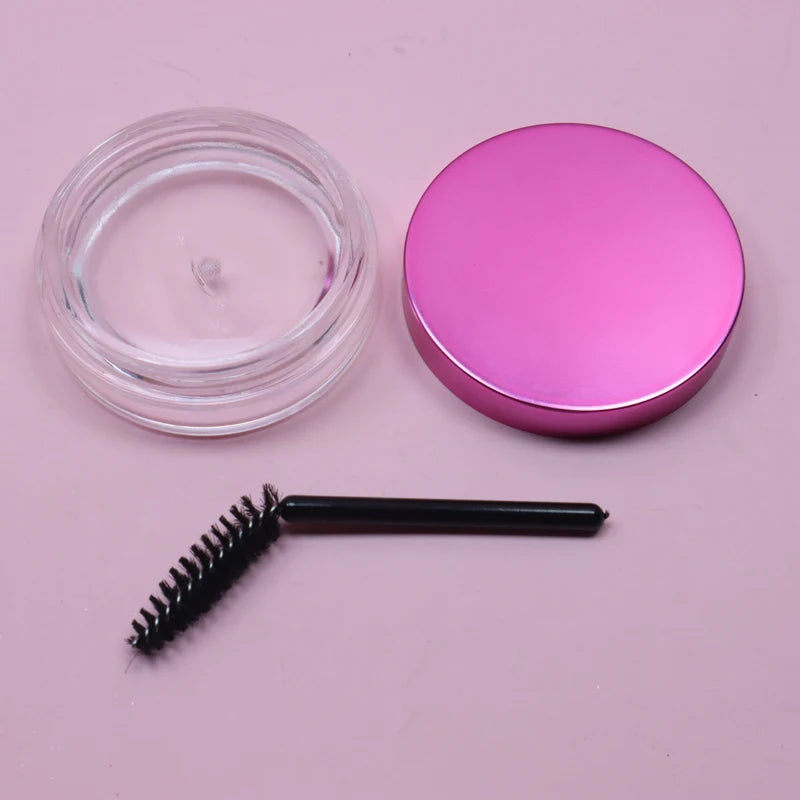 Eyebrow gel fixing and cleaning