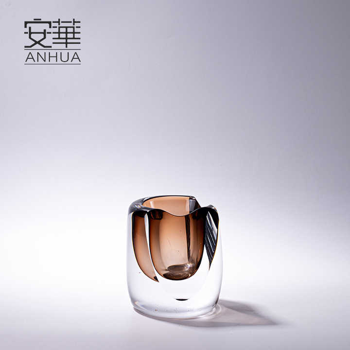 حرفة منفوخة فاخرة مصنوعة يدويًا من الزجاج والكريستال للفنادق الداخلية ديكور