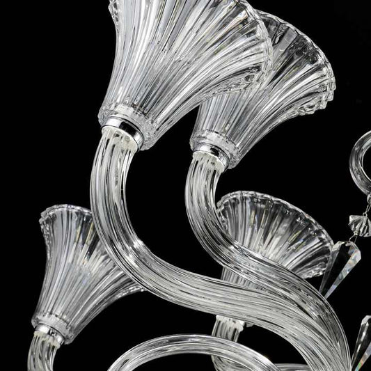 ثريا كريستال زجاجية حديثة