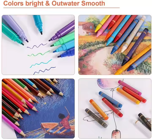 مجموعة أدوات رسم مدرسية