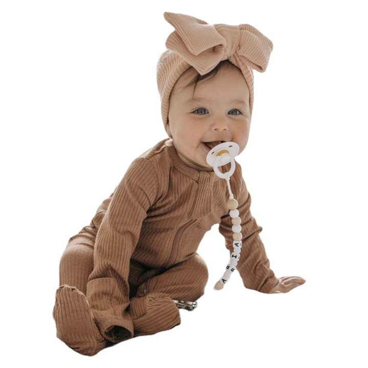 Baby Boys Girls Long Sleeve Knitted Romper