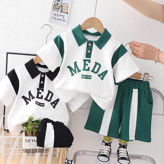 شورت اولاد ملابس صيفية باكمام قصيرة