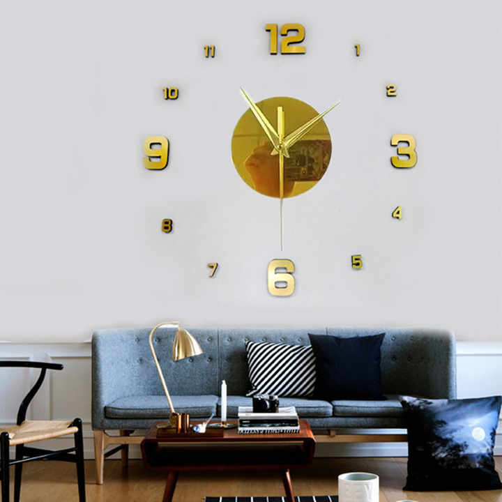 Acrylic sticker digital alarm clock-