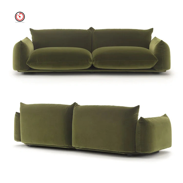 medium velvet sofa
