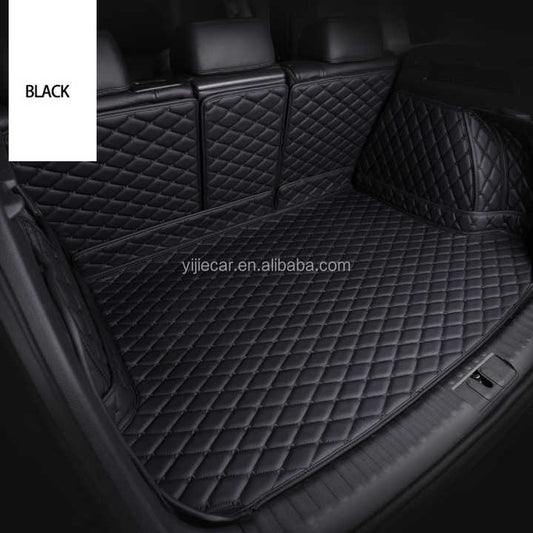 Interior Accessories PVC 5D 9D Leather Foot Pad.