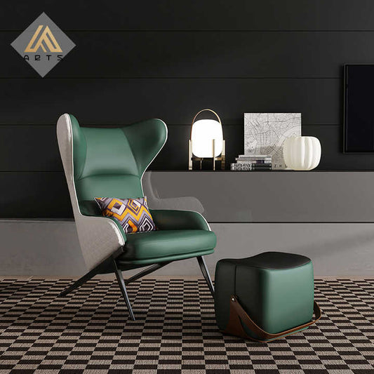 كرسي ترفيهي من الجلد