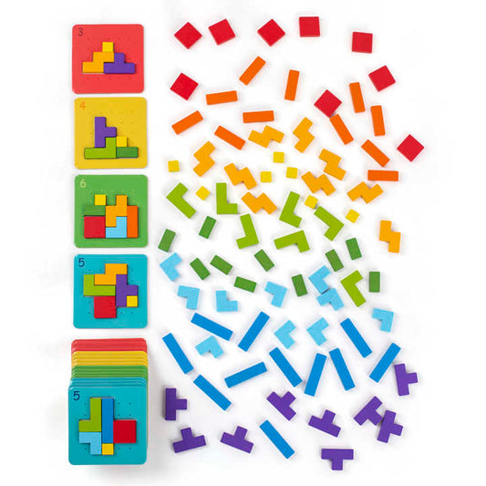 Educational games, wooden puzzles