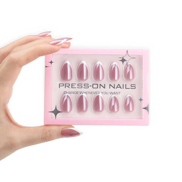 French White- Artificial Nails