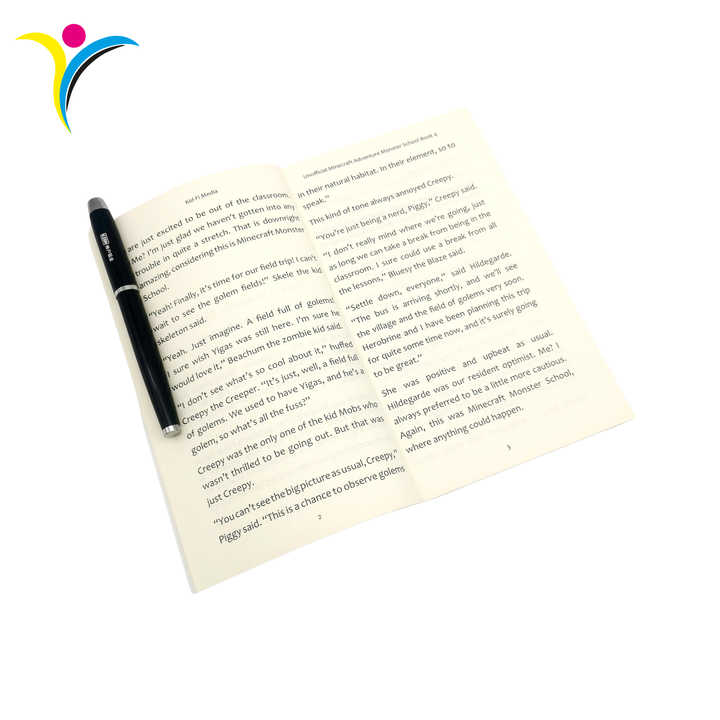 رواية إنجليزية مطبوعة حسب الطلب