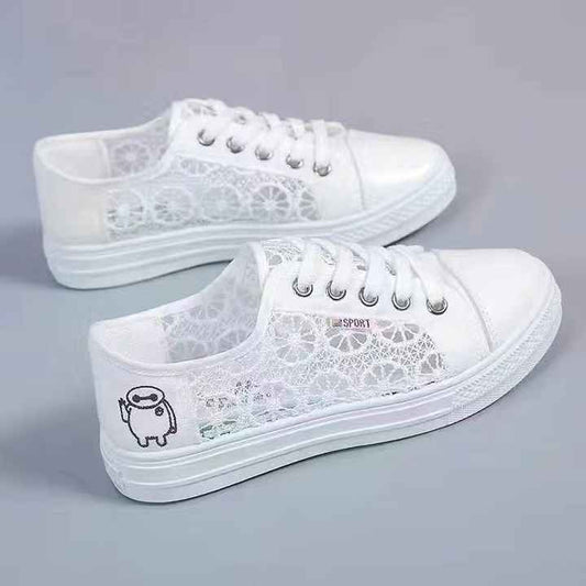 Hongyan Hot Selling White-Hongyan Canvas Shoes