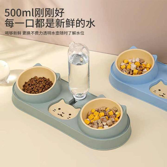 Pet Cat Food Dog Bowl Feeder. - Bowls & Feeders