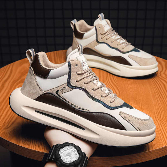 2024 Korean Style Soft Black Sneakers with Custom Logo