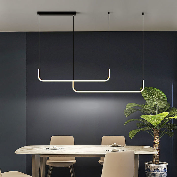 Modern aluminum pendant