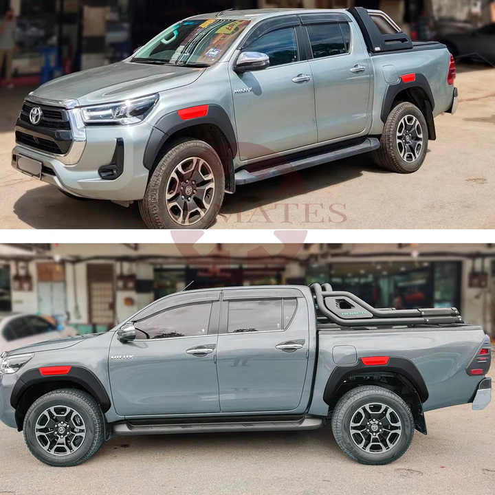 Wheel arches, glass, and accessories