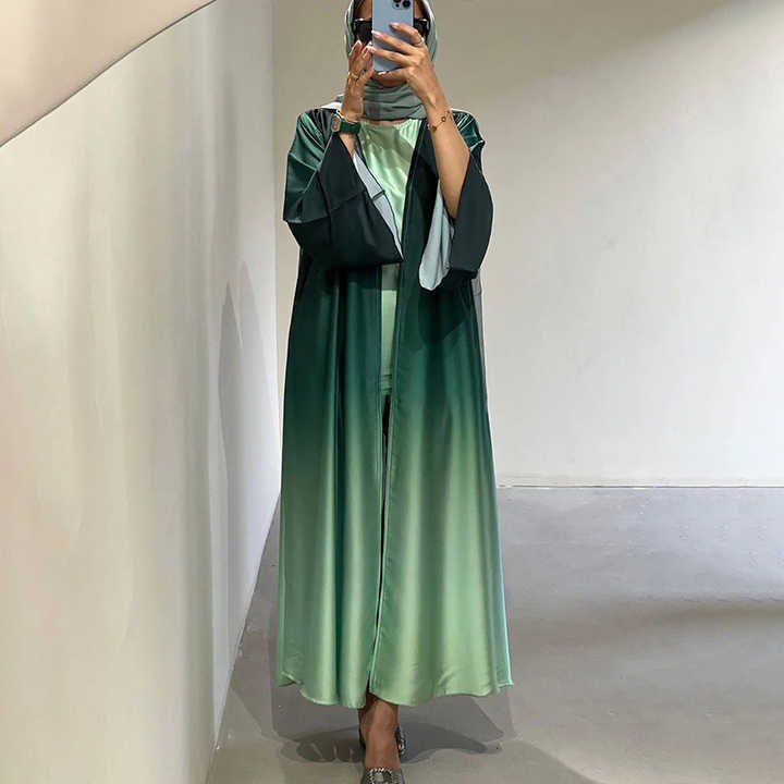 عباية ملونة اومبير