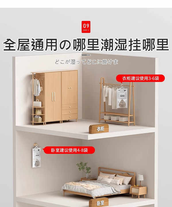 House Moisture Absorber-Dehumidifier Bag