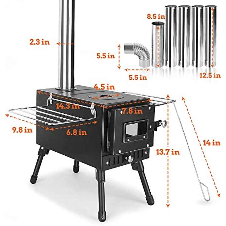 Multifunctional Portable Outdoor Camping Stove.