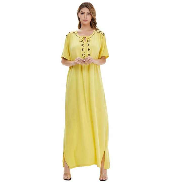 Muslim Kaftan Nighty for Ladies Dubai-قفطان إسلامي للنساء