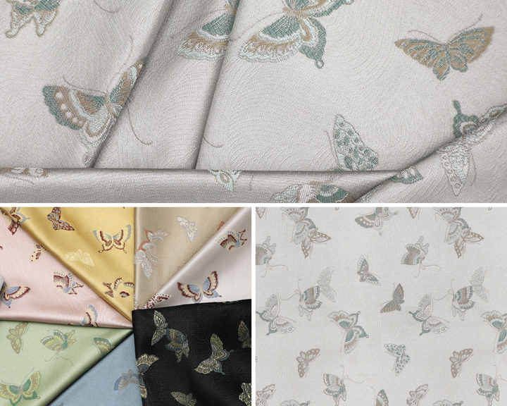 Material for Clothing and Home Decorationsقماش جاكار صيني جديد مصنوع من البوليستر